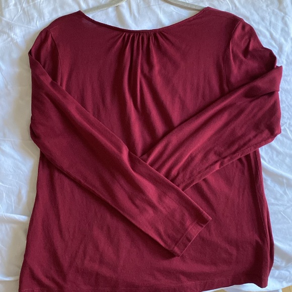 White Stuff UK Brand - red long sleeve top Size 10 US (UK 14) - Picture 4 of 10